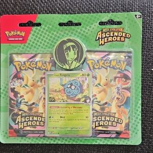 Pokemon Mega Evolution Ascended Heroes Trading Card Pack - Green, Yellow, Blue